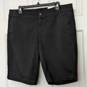 Arizona Jean Co. Women’s Black Bermuda Shorts Size 14 NWT